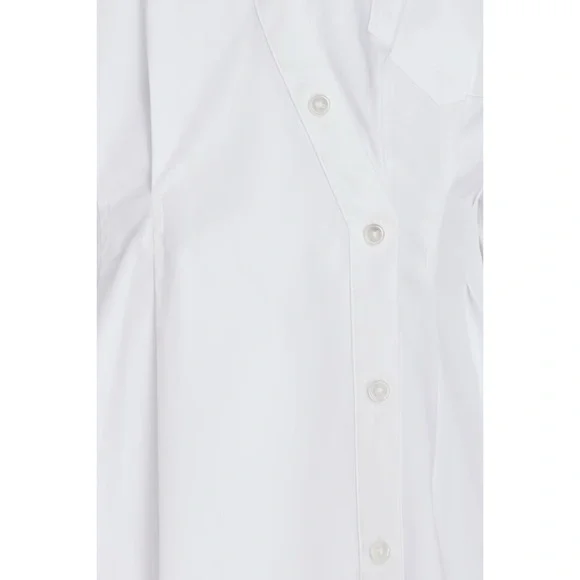 Veronica  Beard Rosamund Poplin Shirt In White, 12 - Picture 6 of 10